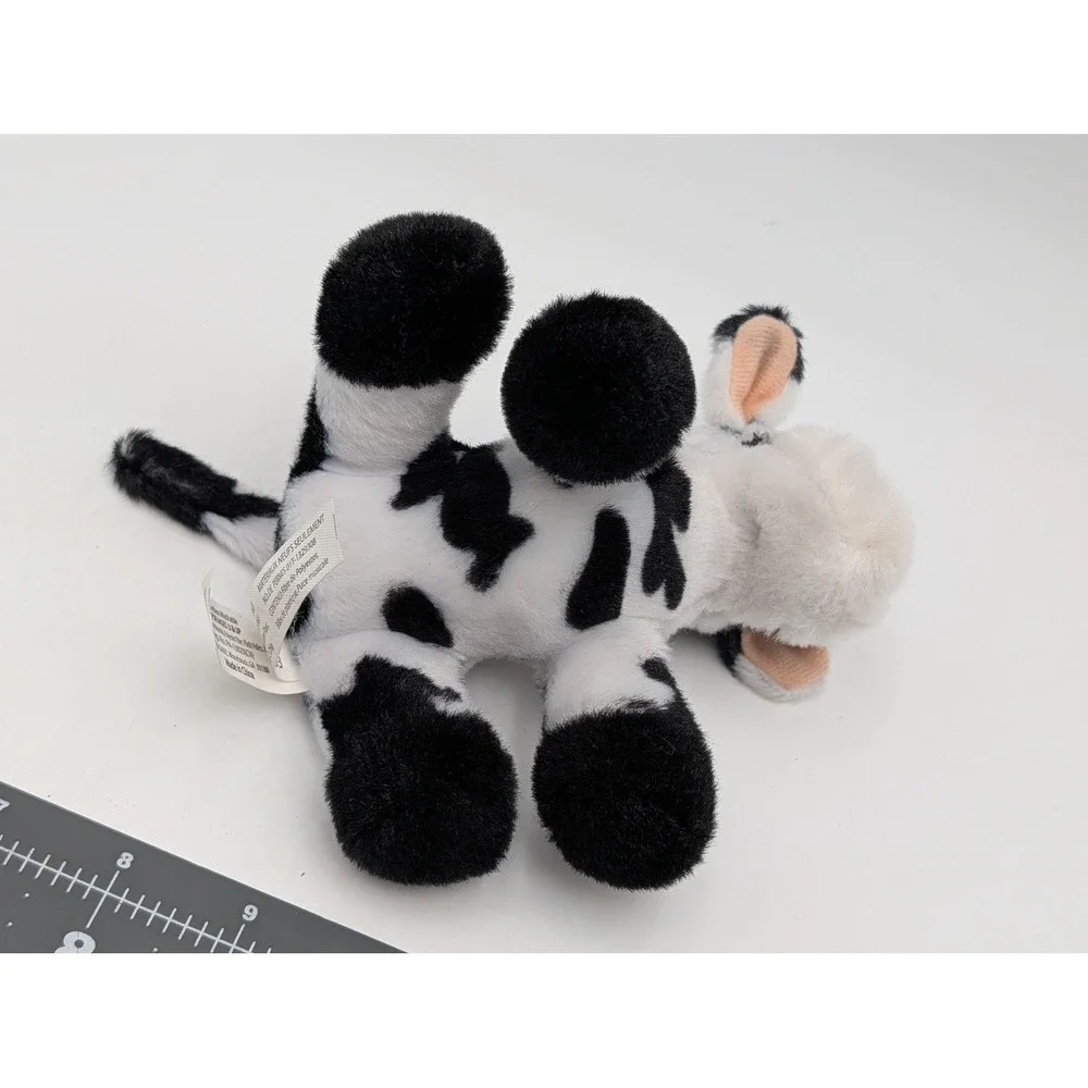 Ganz Soft Spots Cow Rabbit Cat Pal Plush‎ Lot White Black Farm Animal
